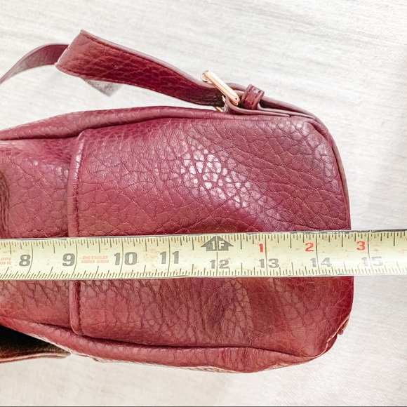NWT OBO Leather Backpack - Maroon - Picture 9 of 16